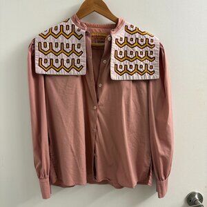La Veste x Mola Sasa Blouse Size Small